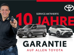 10 Jahre Toyota Garantie und Assistance - Auto Welt von Rotz AG 2