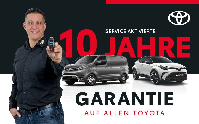 10 Jahre Toyota Garantie und Assistance - Auto Welt von Rotz AG 2