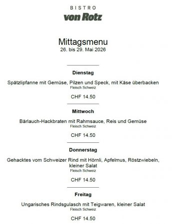 Bistro - Auto Welt von Rotz AG 19